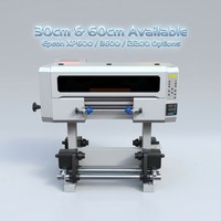 Impresora de etiquetas UV DTF de rollo 2026 de 30 cm para I3200 HD con limpieza automática, anticolisión, elevación neumática de rodillos y software gratuito
