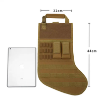 Sac à chaussettes tactique Molle pour bas de Noël Sac de rangement utilitaire Sac à magazines Dump Drop Pouch