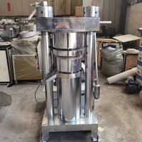 Presse à huile hydraulique à chaud et à froid en acier inoxydable pour sésame, noix et olive