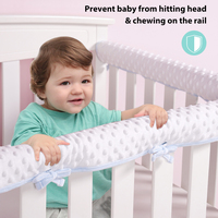 3PK Protecteur de dentition Wrap Baby Crib Rail Cover Rembourré Baby Crib Baby Bumper Cover