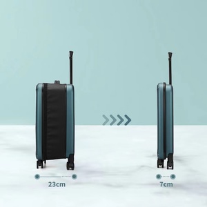 Ensemble de bagages pliables grande capacité, bagages de <span class=keywords><strong>cabine</strong></span> personnalisés, valises de voyage à roulettes avec 4 roues, valises pliables imperméables - Product Image 6