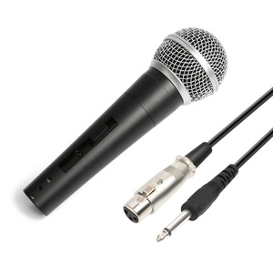 Vente chaude noir dynamique microphone karaoké pour TV chantant micro de studio - Product Image 3