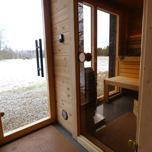 <span class=keywords><strong>Cabine</strong></span> <span class=keywords><strong>de</strong></span> sauna <span class=keywords><strong>de</strong></span> <span class=keywords><strong>jardin</strong></span> <span class=keywords><strong>en</strong></span> <span class=keywords><strong>bois</strong></span> massif <span class=keywords><strong>de</strong></span> pruche au design moderne avec chauffage électrique à vapeur humide Cuisinière <span class=keywords><strong>de</strong></span> <span class=keywords><strong>douche</strong></span> extérieure - Product Image 6