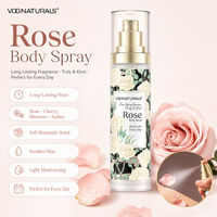 Semprotan Tubuh dan Body Mist Aroma Bunga Buah Tahan Lama Private Label Rose Bath Body Spray dan Body Works Oriental Amber untuk Penggunaan Sehari-hari OEM ODM