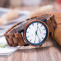 Terbaru Dirancang Grosir Jam Tangan Murah Kuarsa Movt Pergelangan Tangan Kayu Watch Kustom Cendana Putih Kayu Watch