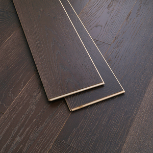 Suelo de Madera Dura de Roble de 20 mm, Multicapa, con Sistema T&G, Superficie Cepillada Texturizada, Grado ABC, Resistente al Agua, Fácil Instalación, para Pasillos - Product Image 2