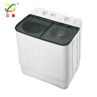 Semi-Automatic Top Loading Household Washing Machine Air Dry Hand Wash Lid Electric Laundry Washer for Daily Use