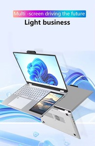 Portátil de doble pantalla barato de alta calidad 15,6 pulgadas + 7 pulgadas N5095 2,5 GHz ordenador portátil Win10 6G + 256G ordenador a la <span class=keywords><strong>venta</strong></span> barato - Product Image 5