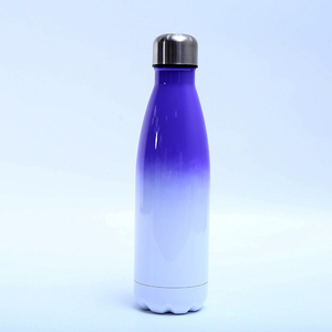 กระบอกน้ำสุญญากาศสแตนเลสสีขาว ดีไซน์มินิมอลสองชั้น สำหรับการเดินทาง - Product Image 5