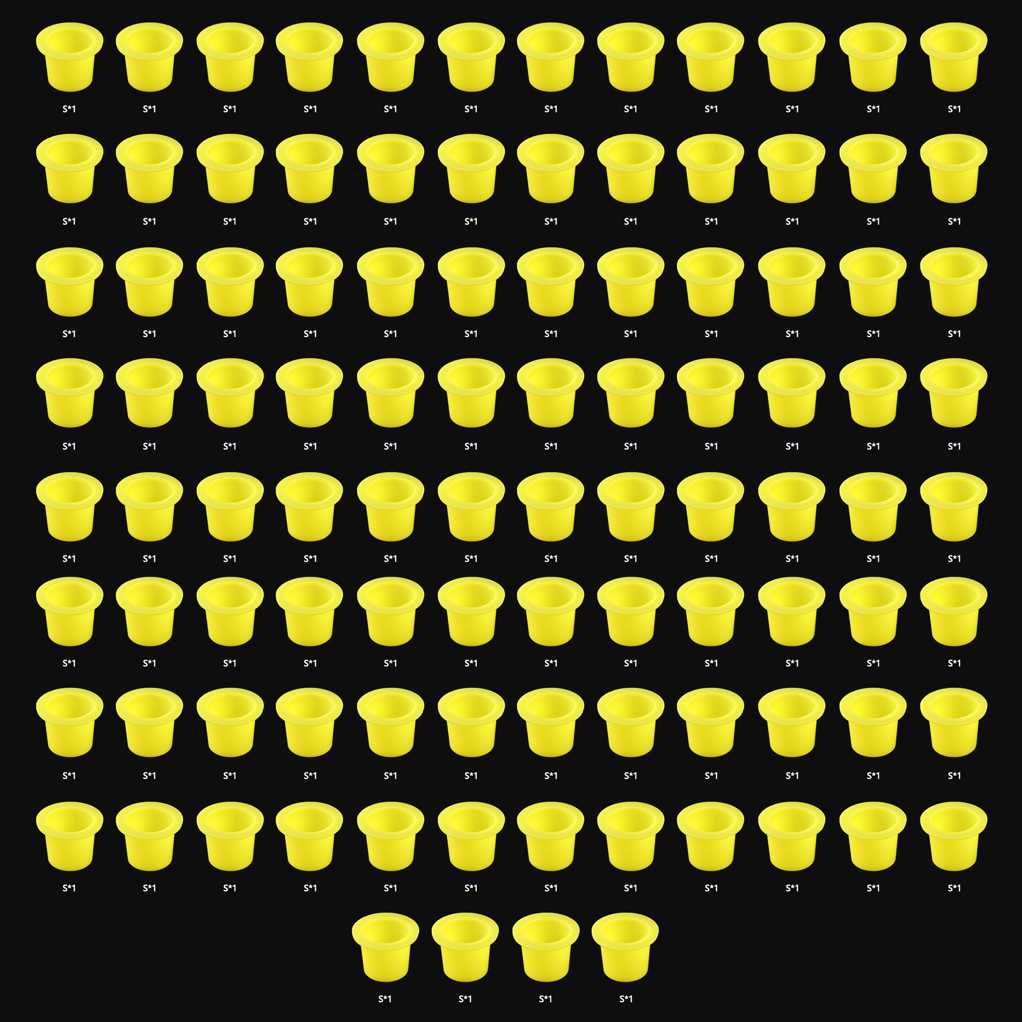 100Pcs S