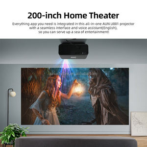 <b>Projector</b> GTV Widevine L1 1080P 4K LCD Home Theater Google VideoProjector Short Throw DLP Mobile Phone RGB WIFI Bluetooth U001 - Product Image 3