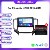 Reproductor de DVD para Auto MEKEDE Android 11 8 Núcleos 8+128G para Mitsubishi Triton L200 5 2015-2019, Radio para Auto, Car-play, GPS, Estéreo Android