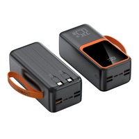 BUKU Batterie externe grande capacité 30000mah 50000mah PD22.5W Charge rapide, batterie externe pour le camping en plein air 20000mah avec câbles