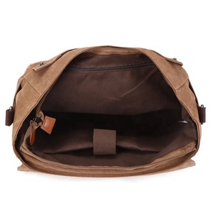 Túi đeo chéo nam CHANGRONG chất liệu <span class=keywords><strong>canvas</strong></span> mềm, kiểu dáng cổ điển, đựng <span class=keywords><strong>laptop</strong></span>, thích hợp đi học, chất lượng cao, thiết kế mới - Product Image 2