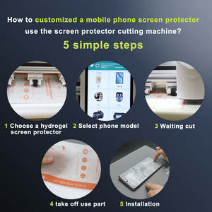 Lámina Protectora de Pantalla de TPU Suave HD de Alta Calidad de 0.4mm con Características Antiarañazos e Impermeables para Teléfonos Móviles y Máquinas de Corte - Product Image 5