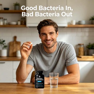 Cápsulas Veganas de Probióticos y Prebióticos Más Vendidas para la Salud Digestiva de Adultos, 60 Mil Millones de UFC, 30 Cápsulas/Botella - Product Image 6