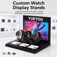 Rak Display Jam Akrilik untuk Meja, Stand Display Jam Kustom untuk OEM