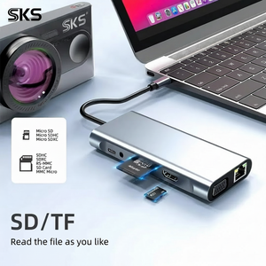 Hub USB C 11 en 1, <span class=keywords><strong>HDMI</strong></span> 4K 30Hz, charge PD 87W, Ethernet 100 Mbps, <span class=keywords><strong>adaptateur</strong></span> multiport pour ordinateur portable - Product Image 6