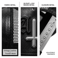 Casquette de camionneur personnalisée de haute qualité avec broderie 3D, fabricant de casquettes en maille personnalisées, faible MOQ, marque privée