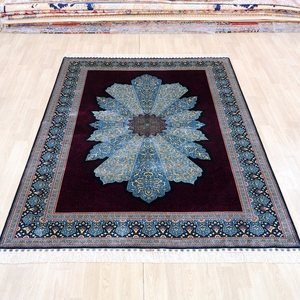 6x9ft Yilong Hot Bán lụa rug dệt tay Thổ Nhĩ Kỳ mô hình ba tư handmade thảm - Product Image 2