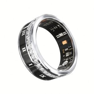 OEM V2 Smart Ring Heart Rate with Elegant Diamond Look V2 Couple Smart Ring with Luxury Finish and Fitness Health Sensors Ring - Product Image 4