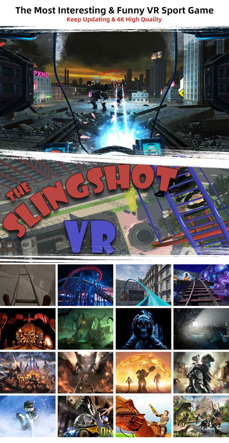 Skyfun VR 9D 360 Simulators Two-Chair Indoor/Outdoor Steel Machine