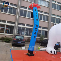 Danseur gonflable de haute qualité d'air de tube de poisson de clown d'approvisionnement professionnel pour des événements