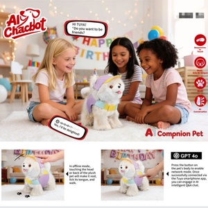 SANJOYO AI - Juguete Interactivo Electrónico de Peluche con Voz de Mascota, con Movimiento de Cola y Parpadeo, para Niñas Mayores de 14 Años, de Poliéster - Product Image 4