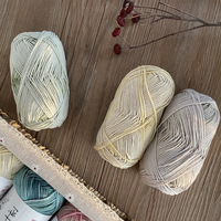 8 Strands 100% Cotton Yarn 50 G Wool Hand Knitting Crochet Ball Fancy Yarn