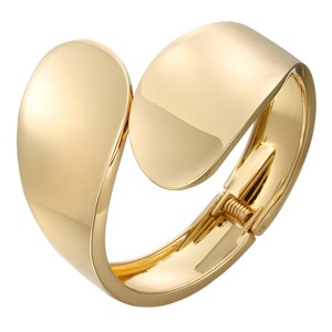 Chunky <span class=keywords><strong>Cuff</strong></span> Bangles đối với phụ nữ mạ vàng hợp kim thời trang Vòng Tay Hợp thời trang Thiết kế bất đối xứng - Product Image 1