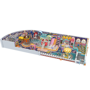 Equipo de Juegos de Alta Calidad con Tobogán LED, Tobogán con Forma de Cuerno y Tobogán en Forma de S en un Solo Parque Infantil, Proyecto Temático Colorido - Product Image 1