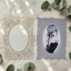 Cartes en papier vintage personnalisées avec dentelle, embellissements pour scrapbooking, décoration de journal - Product Image 2