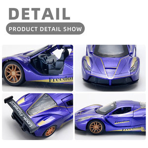 Modèle de supercar hybride miniature en alliage moulé sous pression YZMODEL YZ39588-3 à l'échelle 1:36, édition piste, voiture de sport en métal à rétrofriction, vente en gros - Product Image 2