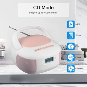 Portátil multifunções Suporte BT USB Conexão AUX CD <span class=keywords><strong>Player</strong></span> Super-HD Lossless Sound Display LCD Full-band FM Rádio <span class=keywords><strong>DVD</strong></span> <span class=keywords><strong>Player</strong></span> - Product Image 5