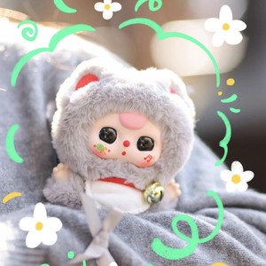 En stock 100% authentique 6 pièces/boîte Série Baby Three Billionaire Cat Boîtes mystères Figurines en vinyle mignonnes Porte-clés Cadeau pour enfants - Product Image 4