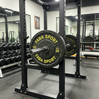 Plaques de musculation en caoutchouc pour la salle de sport et la remise en forme à domicile