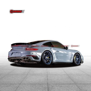 Hot Sale Upgrade to AK Style Carbon Fiber Car Auto Parts Rear Diffuser Lip for Porsche 991 991.2 Turbo - Product Image 6