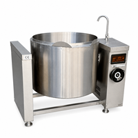 Casserole à soupe industrielle en acier inoxydable à induction, avec capacité de 700*140L et puissance de 15KW pour les cuisines de restaurants