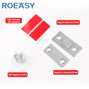 Aimants puissants pour armoire, ultra-fins, aimants pour <span class=keywords><strong>porte</strong></span> de <span class=keywords><strong>placard</strong></span> de cuisine, adhésifs, loquets magnétiques pour armoire - Product Image 1