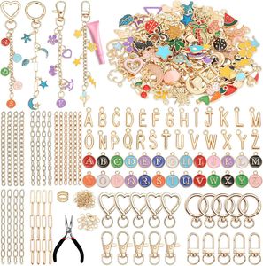 Kit <span class=keywords><strong>de</strong></span> fabricación <span class=keywords><strong>de</strong></span> llaveros con brillo labial y dijes, Suministros para manualidades DIY, Ganchos para llaveros resistentes, Anillas <span class=keywords><strong>de</strong></span> unión, Cierres <span class=keywords><strong>de</strong></span> langosta, Cadenas - Product Image 2