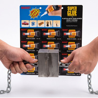 Colle adhésive acrylique transparente à prise instantanée en tubes blister pour l'assemblage de panneaux de signalisation en plexiglas – Vente directe usine