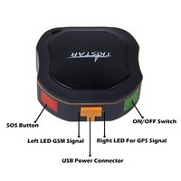 Traceur GPS TKSTAR TK1000 2G/4G Étanche Portable avec Bouton SOS Anti-Panique, Dispositif Anti-Perte pour Personnes Âgées/Enfants et Véhicules
