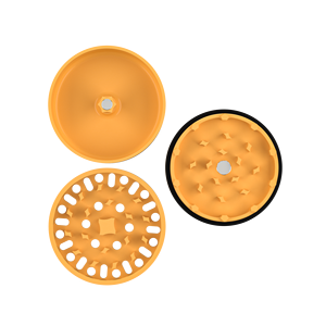 เครื่องบดสมุนไพรเซรามิกเครื่องบดยาสูบแบบใช้มืออุปกรณ์เสริมการสูบโลหะ - Product Image 1