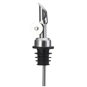 Metal Stainless Steel Wine Pourer Bar Kitchen Liquor Bottle Pourers Wine Spout Cocktail Pourer For Bar Accessories