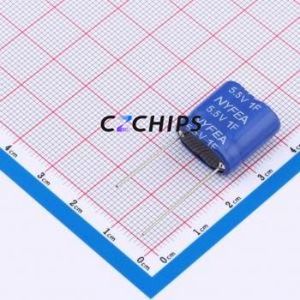 Supercondensateur NM5R5L105S-P160818, composant traversant (THT), P=11,8 mm, condensateur 1F -20%~+50% 5,5V 6uA - Product Image 1