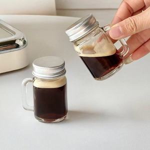 ขวดแก้วทรงหกเหลี่ยมขนาดเล็ก 40 มล. 120 มล. สำหรับบรรจุกาแฟเข้มข้น แก้ว<span class=keywords><strong>แบบ</strong></span>เมสัน ขวดใส่ไวน์ผลไม้ ขวดใส่น้ำผึ้ง ขวดใส่แยม - Product Image 2