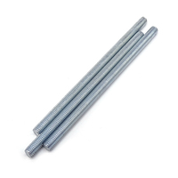 Carbon Steel Metric/Inch Threaded Rod Stud Bar Full Thread Screw Rod Galvanized Zinc Plated Class 4.8 6.8 Construction