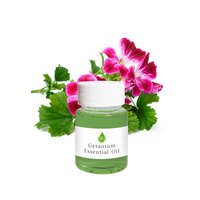 Minyak Esensial Geranium Organik Grosir - 100% Murni Alami Bersertifikat MSDS untuk Semua Jenis Kulit untuk Perawatan Rambut, Spa, Aromaterapi, dan Tubuh