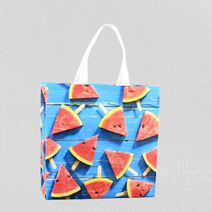 Sac fourre-tout en tissu réutilisable écologique personnalisable sac à logo non tissé laminé emballage de cadeaux d'achat du Vietnam recyclable - Product Image 4