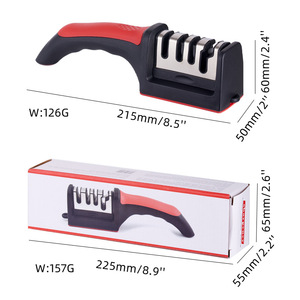 Aiguiseur de couteaux en céramique à 4 étapes, très vendu, gadget pratique pour la cuisine à domicile avec fonction détachable pour un aiguisage efficace - Product Image 4